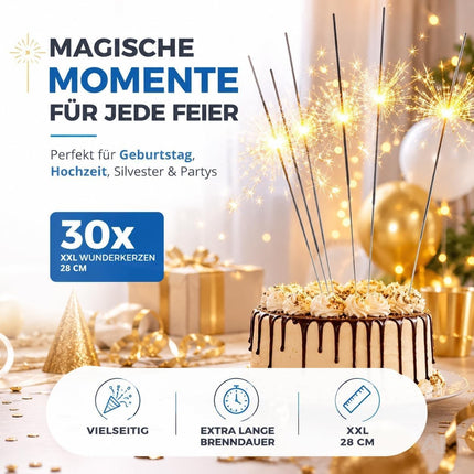 Happysparks Wunderkerzen 28 cm – Amazon-Bild 5