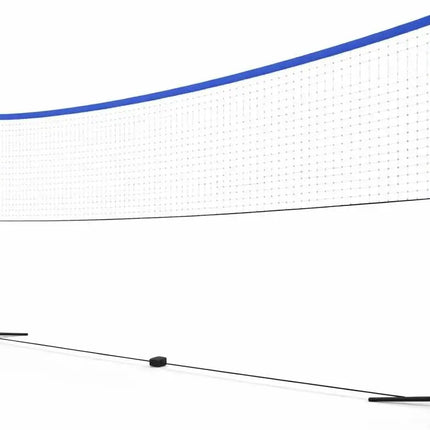 Badmintonnetz 3,1 m faltbar mit Tragetasche – Höhenverstellbares Sportnetz für Volleyball, Tennis, Federball & Outdoor-Spiele