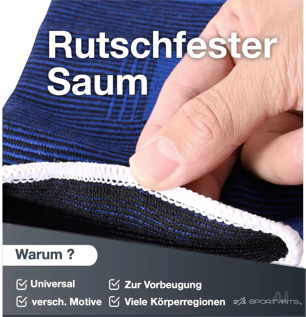 Bandagen Set 7 Teilig mit Ellenbogenbandage, Fußbandage, Schulterbandage – Detailansicht 3