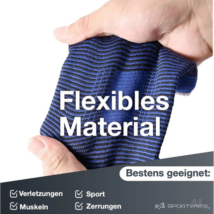 Bandagen Set 7 Teilig mit Ellenbogenbandage, Fußbandage, Schulterbandage