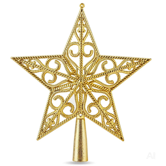 Baumspitze für Weihnachtsbaum Christbaumspitze Aufsatz für Tannenbaum Weihnachtsdekoration