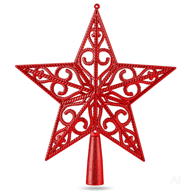 Baumspitze für Weihnachtsbaum Christbaumspitze Aufsatz für Tannenbaum Weihnachtsdekoration