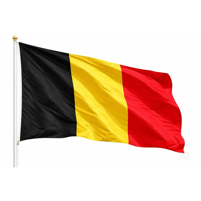 Belgien Flagge 90x150 cm – WM 2026 Weltmeisterschaft Fahne Fanartikel aus strapazierfähigem