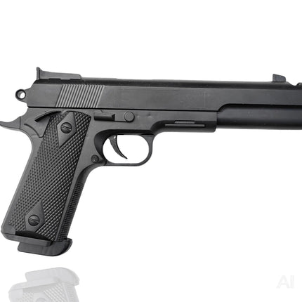 Beretta 25 cm Pistole Spielzeug Zubehör Attrappe für Kostüm Erwachsene & Kinder für Fasching