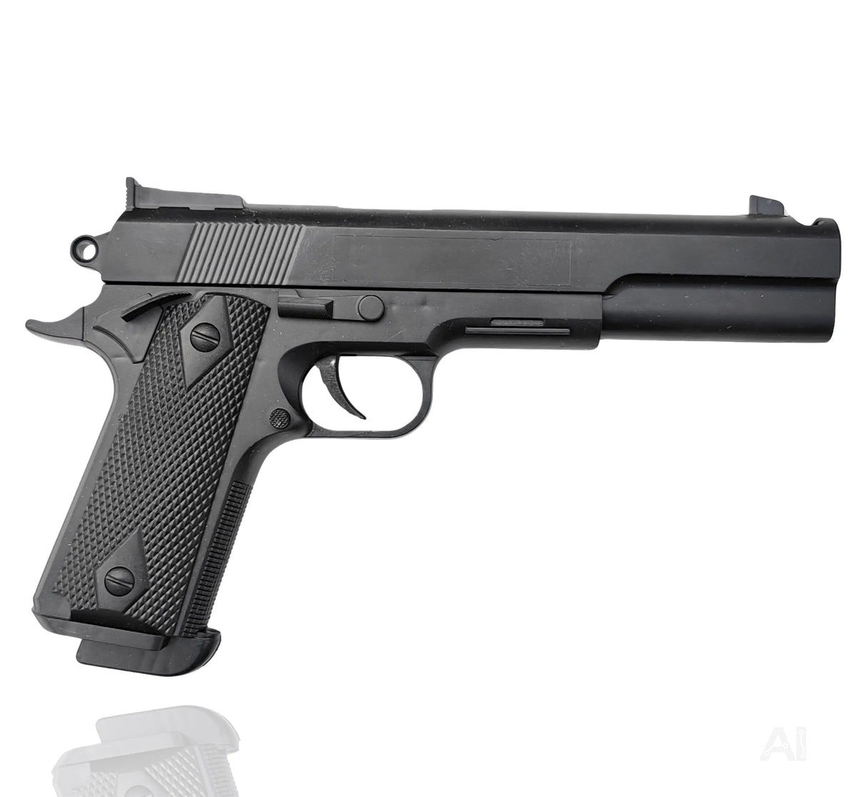Beretta 25 cm Pistole Spielzeug Zubehör Attrappe für Kostüm Erwachsene & Kinder für Fasching & Karneval Pistole wie Geheimagent (Beretta Modell 25 cm)