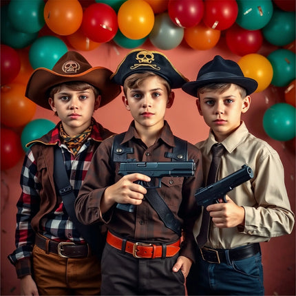 Beretta 25 cm Pistole Spielzeug Zubehör Attrappe für Kostüm Erwachsene & Kinder für Fasching & Karneval Pistole wie Geheimagent (Beretta Modell 25 cm)