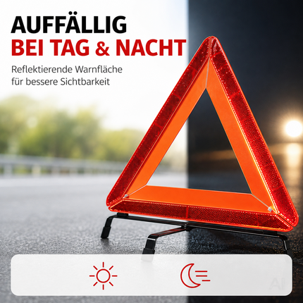 3 in 1 Set Auto Erste Hilfe Kit 2026 - KFZ-Verbandskasten, Warnweste & Pannenset