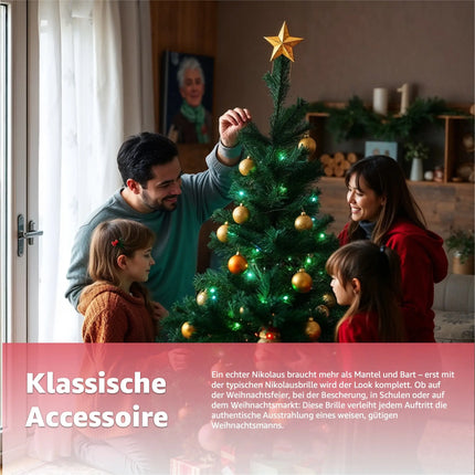 Christbaumspitze Stern - Baumspitze & Tannenbaum Aufstecker für Tannenbaum & Weihnachtsbaum zu Weihnachten (Gold)
