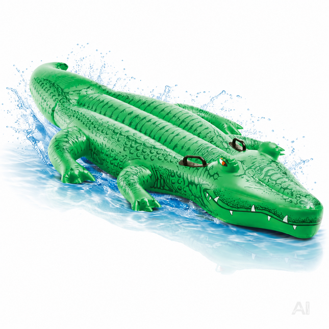 Aufblasbares Krokodil für den Pool