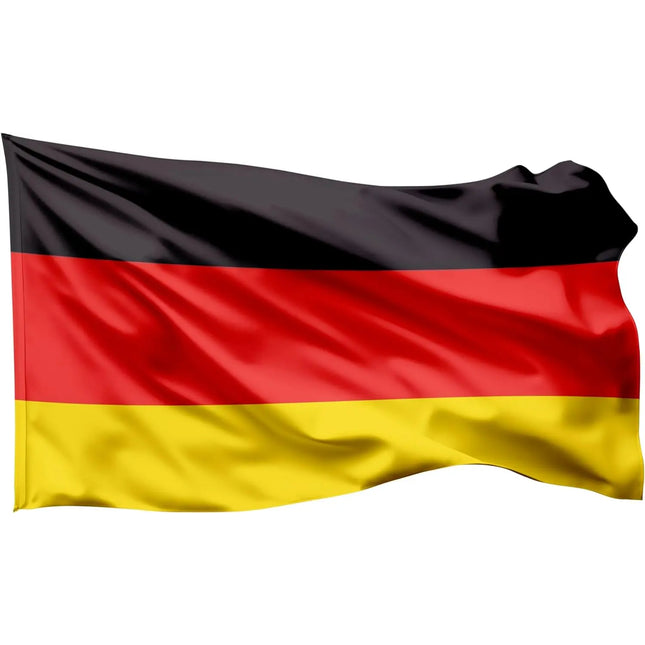 Deutschland Flagge - EM 2024 Fahne - Fanartikel - strapahrzierfähiges Polyester & Metallösen