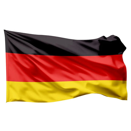 Deutschland Flagge EM 2024 Fahne - Fanartikel - strapahrzierfähiges Polyester & Metallösen