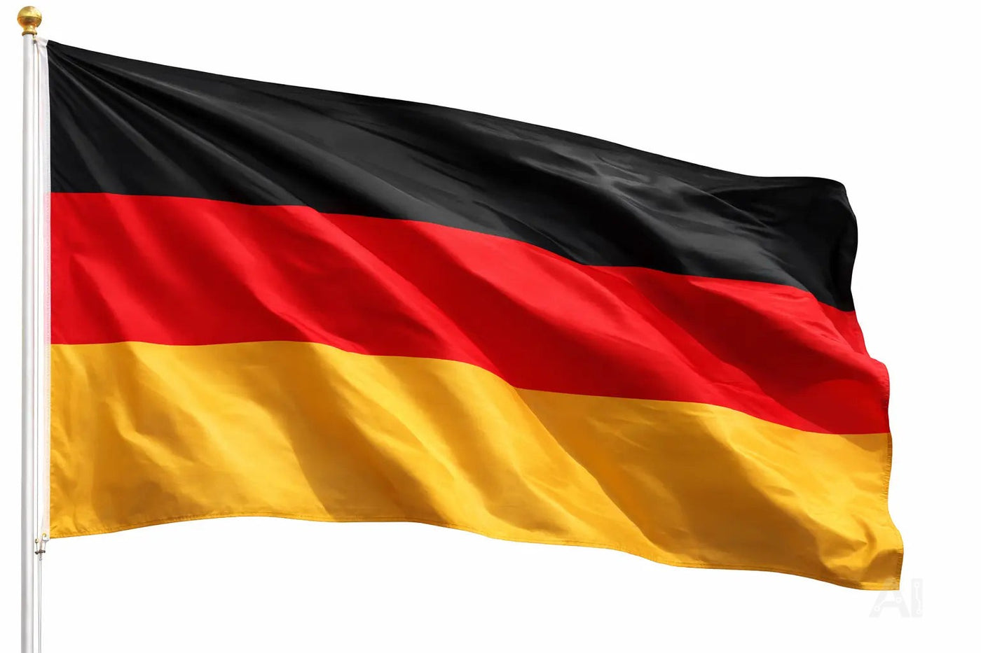 Deutschland Flagge WM 2026 Fahne - Fanartikel Weltmeisterschaft - strapahrzierfähiges Polyester & Metallösen