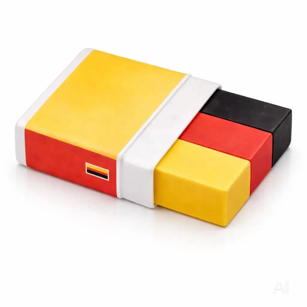 Deutschland Schminkstift WM 2026 – Schminkfarben Rot Schwarz Gelb für Damen & Herren Fußball Fanartikel