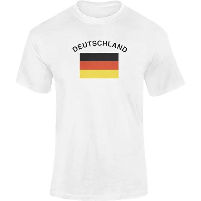Deutschland Trikot EM 2024 weiß - T-Shirt Herren & Damen -  Germany Fußball - Fanartikel Europameisterschaft