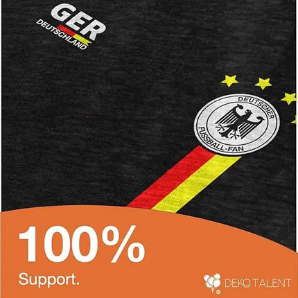 Deutschland Trikot schwarz EM 2024 - T-Shirt Herren & Damen  - Germany Fußball - Fanartikel Europameisterschaft