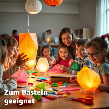 Elektrische Laterne pink für AA Batterien - Laternenstab St. Martin
