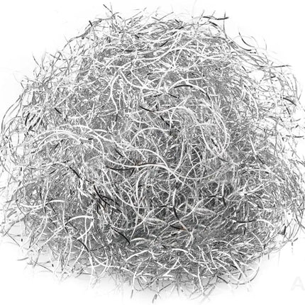 Engelshaar für Weihnachten & Advent als Dekoration & Deko ca. 15 Gramm (Silber)