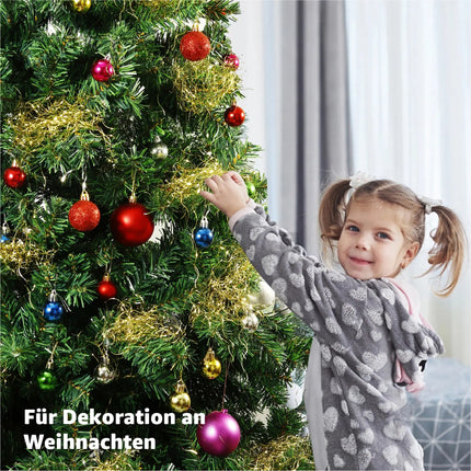 Engelshaar - gelockt Lametta ca. 15 Gramm - für Weihnachten & Advent als Deko Dekoration (Gold)