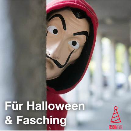 FASCHINFEVER LED Purge Maske rot - Kostümmaske steuerbar für Halloween, Fasching & Karneval als Kostüm für Herren & Damen (Kopie)