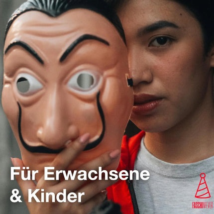 FASCHINFEVER LED Purge Maske rot - Kostümmaske steuerbar für Halloween, Fasching & Karneval als Kostüm für Herren & Damen (Kopie)
