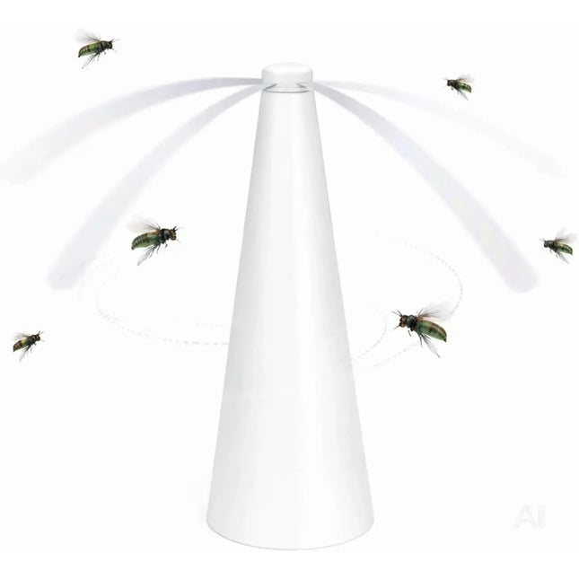 Fliegenventilator – Fliegenwedler & Wespenventilator für Tisch, Garten und Terrasse – Schutz