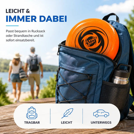 Frisbee Wurfscheibe für Kinder & Erwachsene – Wurfring als Garten-, Strand- & Outdoor-Spielzeug – Detailansicht 4