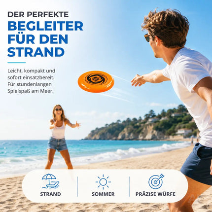 Frisbee Wurfscheibe für Kinder & Erwachsene – Wurfring als Garten-, Strand- & Outdoor-Spielzeug – Detailansicht 7