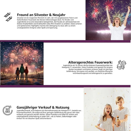 Fun Snaps - Knallteufeln & Knallerbsen - Ideal für Jugendliche und Kinder