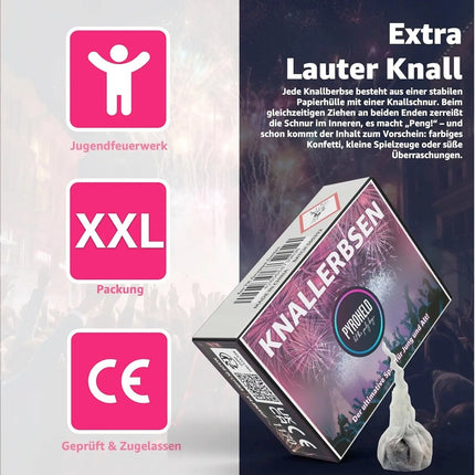 Fun Snaps - Knallteufeln & Knallerbsen - Ideal für Jugendliche und Kinder