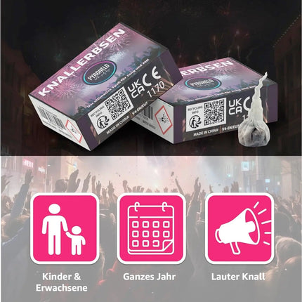 Fun Snaps - Knallteufeln & Knallerbsen - Ideal für Jugendliche und Kinder