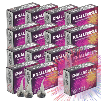 Fun Snaps & Knallerbsen für Knallvergnügen für Silvester - Knallteufel für Jugendliche und Kinder - Jugendfeuerwerk