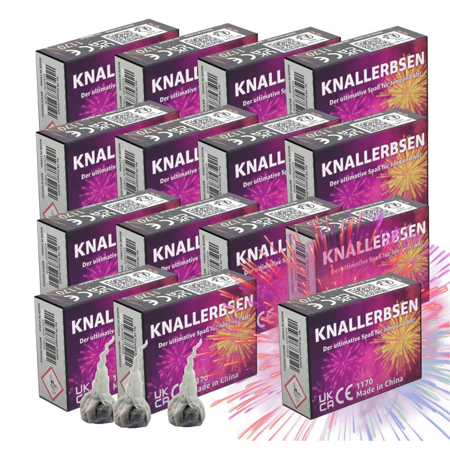 Fun Snaps & Knallerbsen für Knallvergnügen für Silvester - Knallteufel für Jugendliche und Kinder - Jugendfeuerwerk