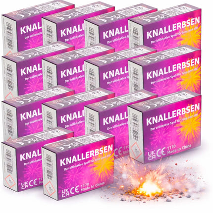 Fun Snaps & Knallerbsen für Knallvergnügen für Silvester - Knallteufel für Jugendliche und Kinder - Jugendfeuerwerk