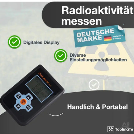 Geigerzähler - Dosimeter - Strahlenmessgerät - Strahlungsmessgerät Geiger Counter zur Messung μSv/H