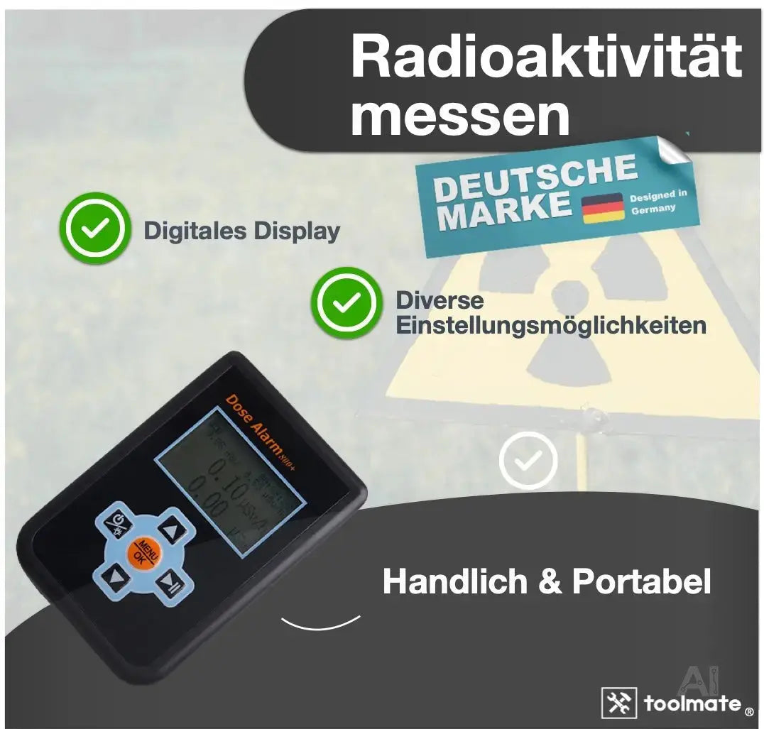 Geigerzähler - Dosimeter - Strahlenmessgerät - Strahlungsmessgerät Geiger Counter zur Messung μSv/H