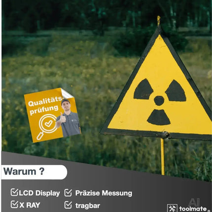Geigerzähler - Dosimeter - Strahlenmessgerät - Strahlungsmessgerät Geiger Counter zur Messung μSv/H