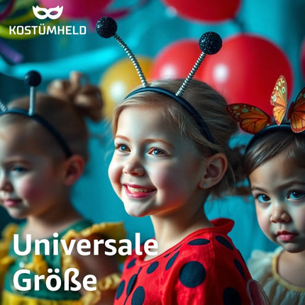 Haarreif Fasching Kopfhut Schmetterling Bommel Wackel Alien Fühler Marienkäfer Fasching & Karneval