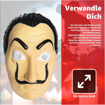 Haus des Geldes Maske Verkleidung casa del papel Bella Ciao Haus für Herren, Damen Erwachsene