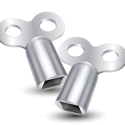 toolmate® 2x Heizkörper Entlüftungsschlüssel - Entlüfterschlüssel zum entlüften - stabil & robust - passend für Heizungen - Heizkosten sparen/senken