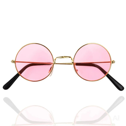 Hippiebrille – Ikonische Rundbrille im 60er- & 70er-Jahre Look