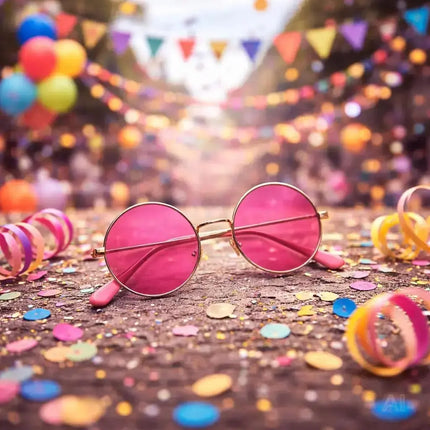 Hippiebrille – Ikonische Rundbrille im 60er- & 70er-Jahre Look