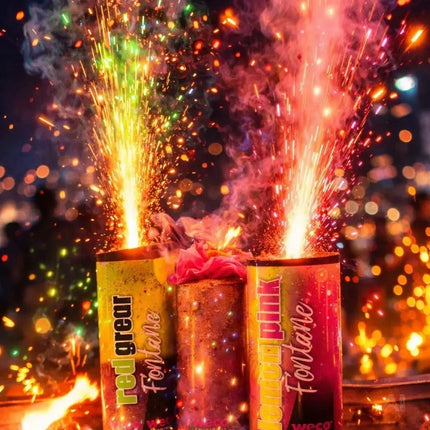 Hochwertiges Jugendfeuerwerk: Happy Sparks® Smiley Maxi Pack - 8-teiliges