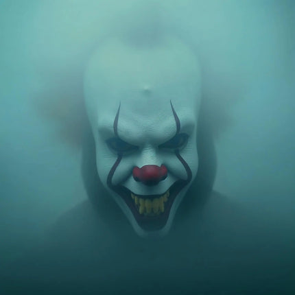 Horror Clown Maske als Kostüm Accessoire für Damen & Herren, Kinder & Erwachsene an Halloween & Fasching & Karneval