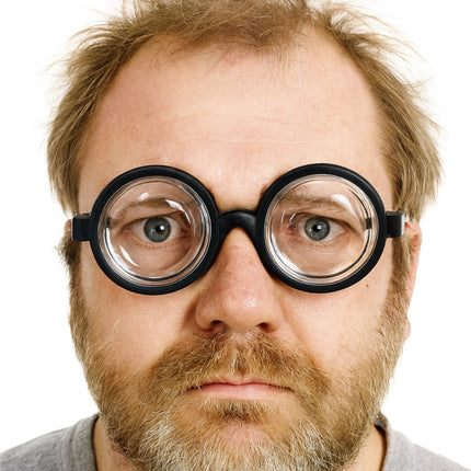 Idiotenbrille – Lustige Spaßbrille für Fasching, Karneval & Mottopartys