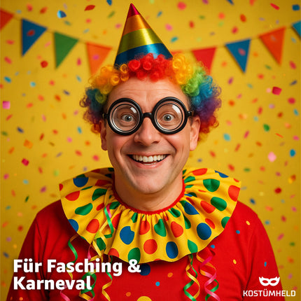 Idiotenbrille – Lustige Spaßbrille für Fasching, Karneval & Mottopartys