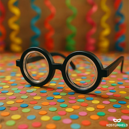 Idiotenbrille – Lustige Spaßbrille für Fasching, Karneval & Mottopartys
