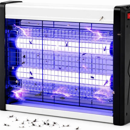 Insektenvernichter elektrisch – Mückenlampe mit UV-Licht – Mückenfalle & Fliegenfalle für effektive Mückenabwehr gegen Insekten (Eckig)
