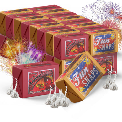 1000x Knallerbsen - Fun Snaps Jugendfeuerwerk Silvester Feuerwerk Kat. F1 Display - TK Gruppe® Offizieller Onlineshop