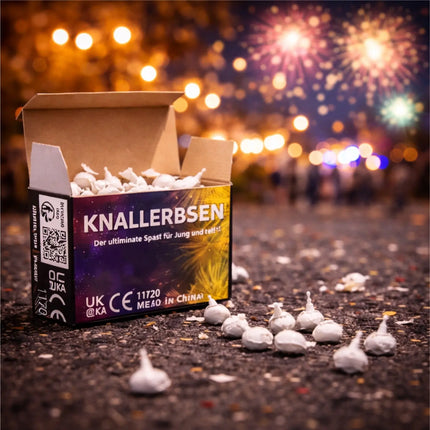 Knallerbsen - Fun Snaps Jugendfeuerwerk Silvester Feuerwerk Kat. F1 Display