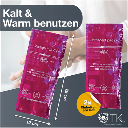 Kompresse Kühlpads Set Pink - Kühlpad Kühlpack Kühlkompresse Warmkompresse - Kaltkompresse